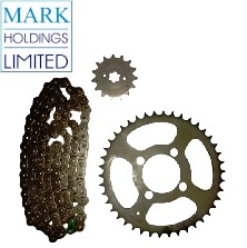 CHAIN SPROCKET SET  (PLATINA 125)